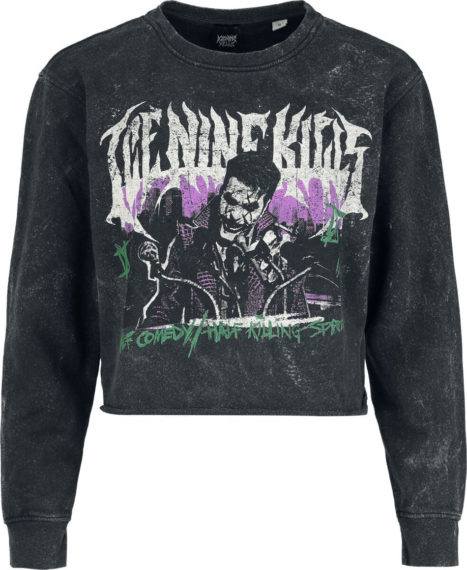 Sweat-shirt  de Ice Nine Kills - Joker Punk - S à XXL - pour Femme - anthracite - Ice Nine Kills