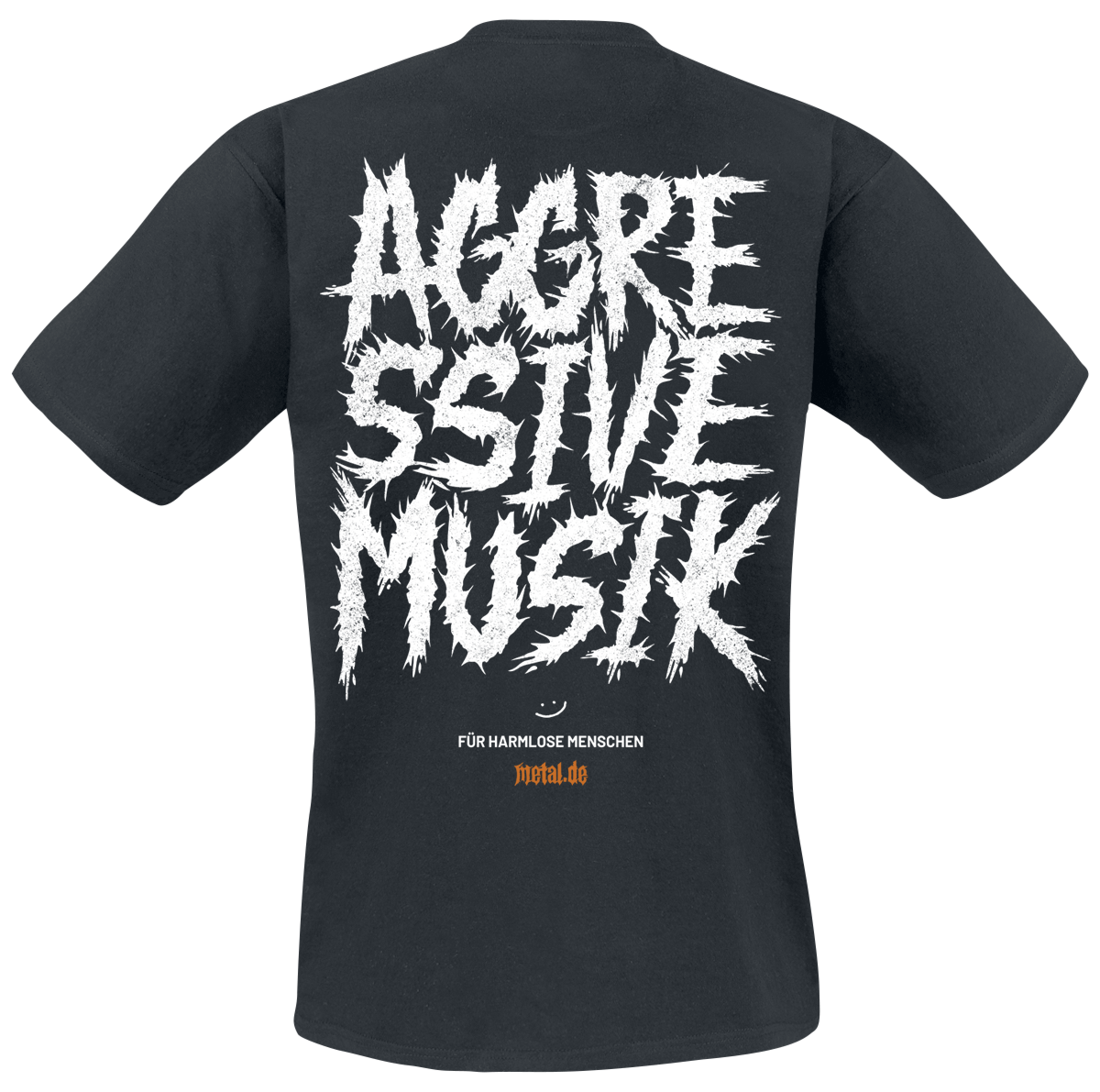 T-Shirt Manches courtes  de Metal.de - Aggressive Music - S à XXL - pour Homme - noir - Metal.de - View 2