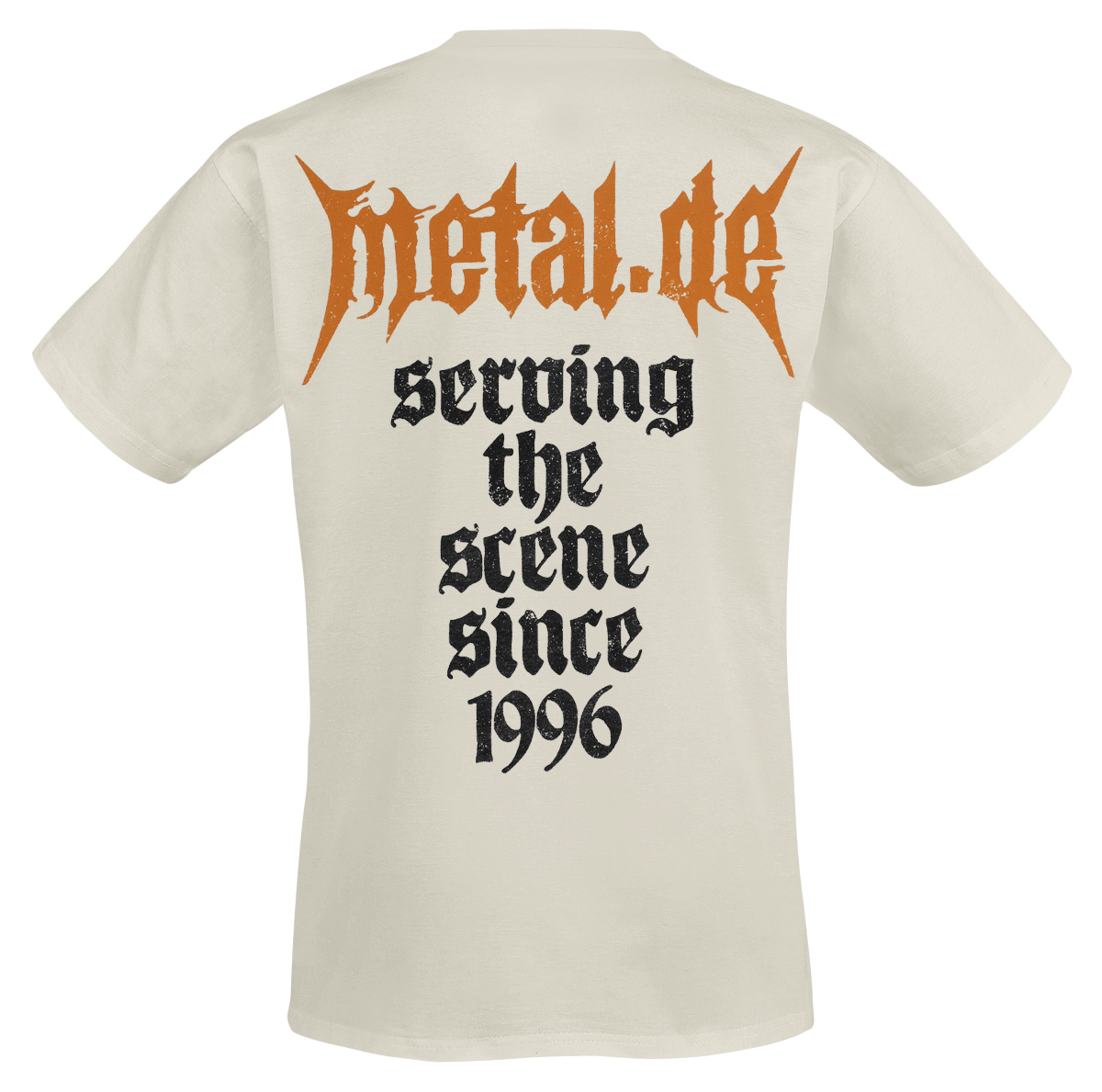 T-Shirt Manches courtes  de Metal.de - Statue Métal - S à XXL - pour Homme - blanc cassé - Metal.de - View 2