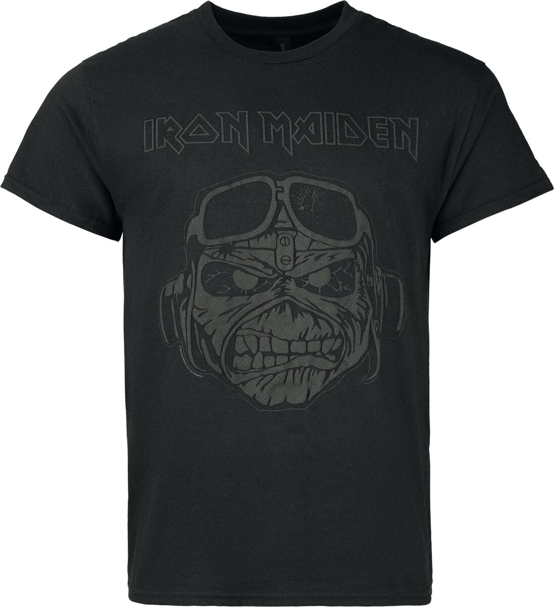 T-Shirt Manches courtes  de Iron Maiden - Aces High Face V1 - S à 5XL - pour Homme - noir - Iron Maiden