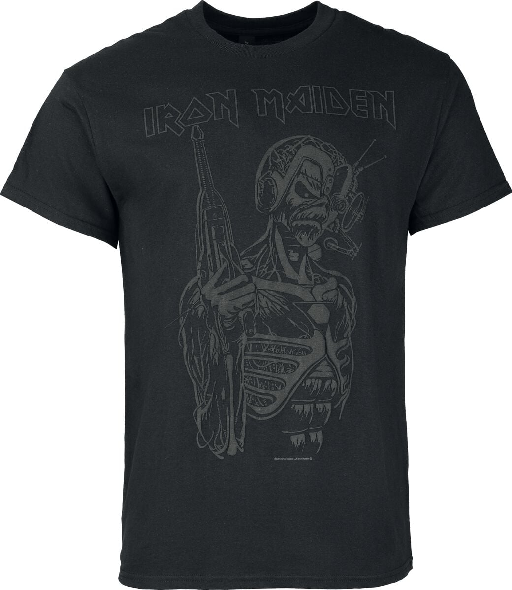 T-Shirt Manches courtes  de Iron Maiden - Somewhere In Time - S à 5XL - pour Homme - noir - Iron Maiden