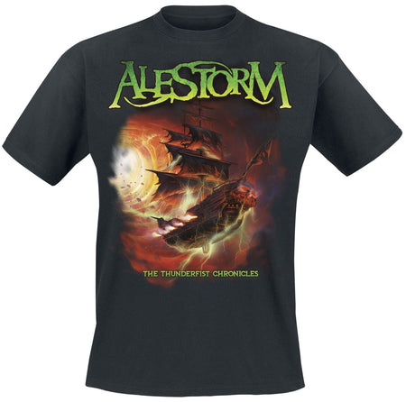 T-Shirt Manches courtes  de Alestorm - The Thunderfist Chronicles - S à XXL - pour Homme - noir - Alestorm