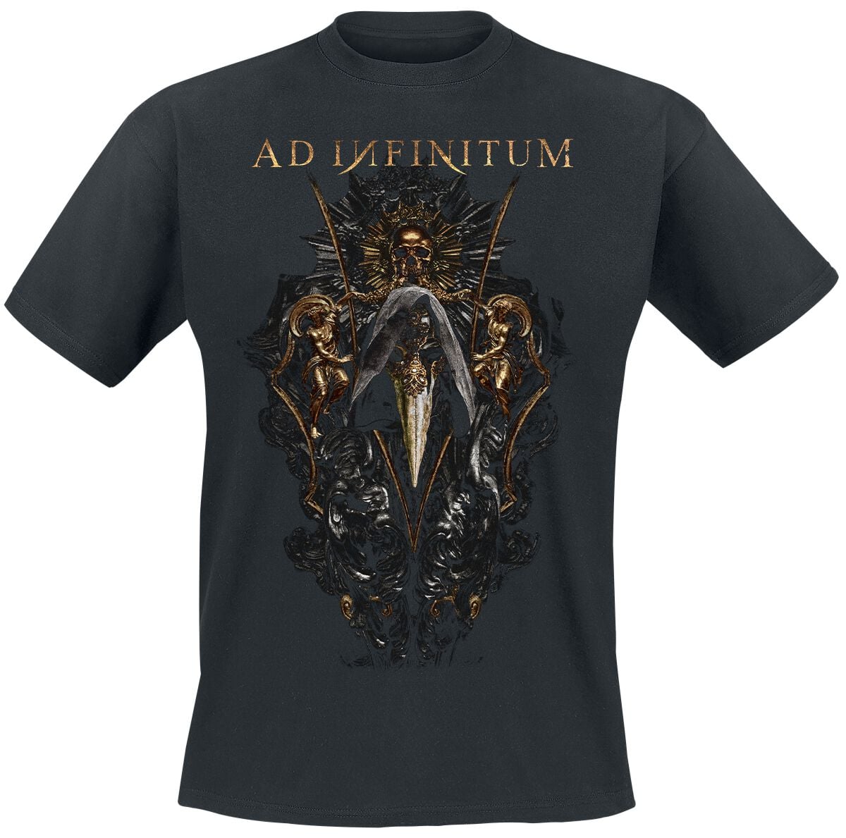 T-Shirt Manches courtes  de Ad Infinitum - Chapter II Legacy - S à XXL - pour Homme - noir - Ad Infinitum