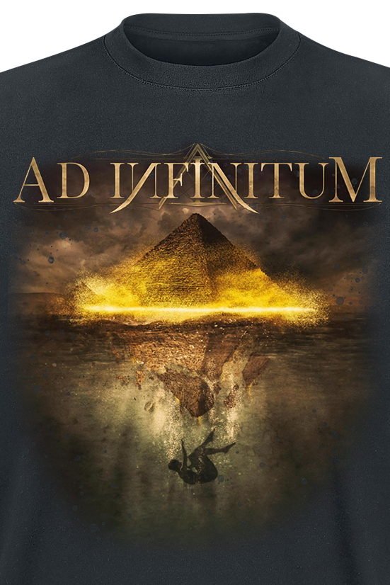T-Shirt Manches courtes  de Ad Infinitum - Upside Down - S à XXL - pour Homme - noir - Ad Infinitum - View 2