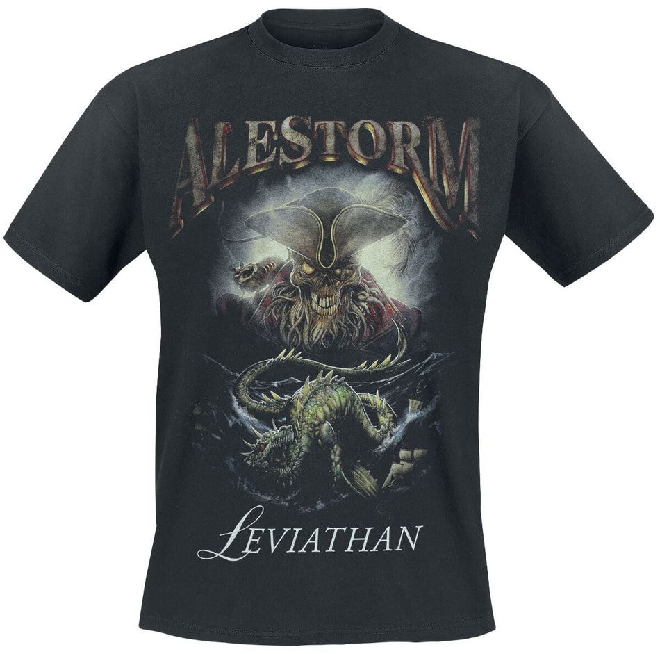 T-Shirt Manches courtes  de Alestorm - Leviathan - S à M - pour Homme - noir - Alestorm