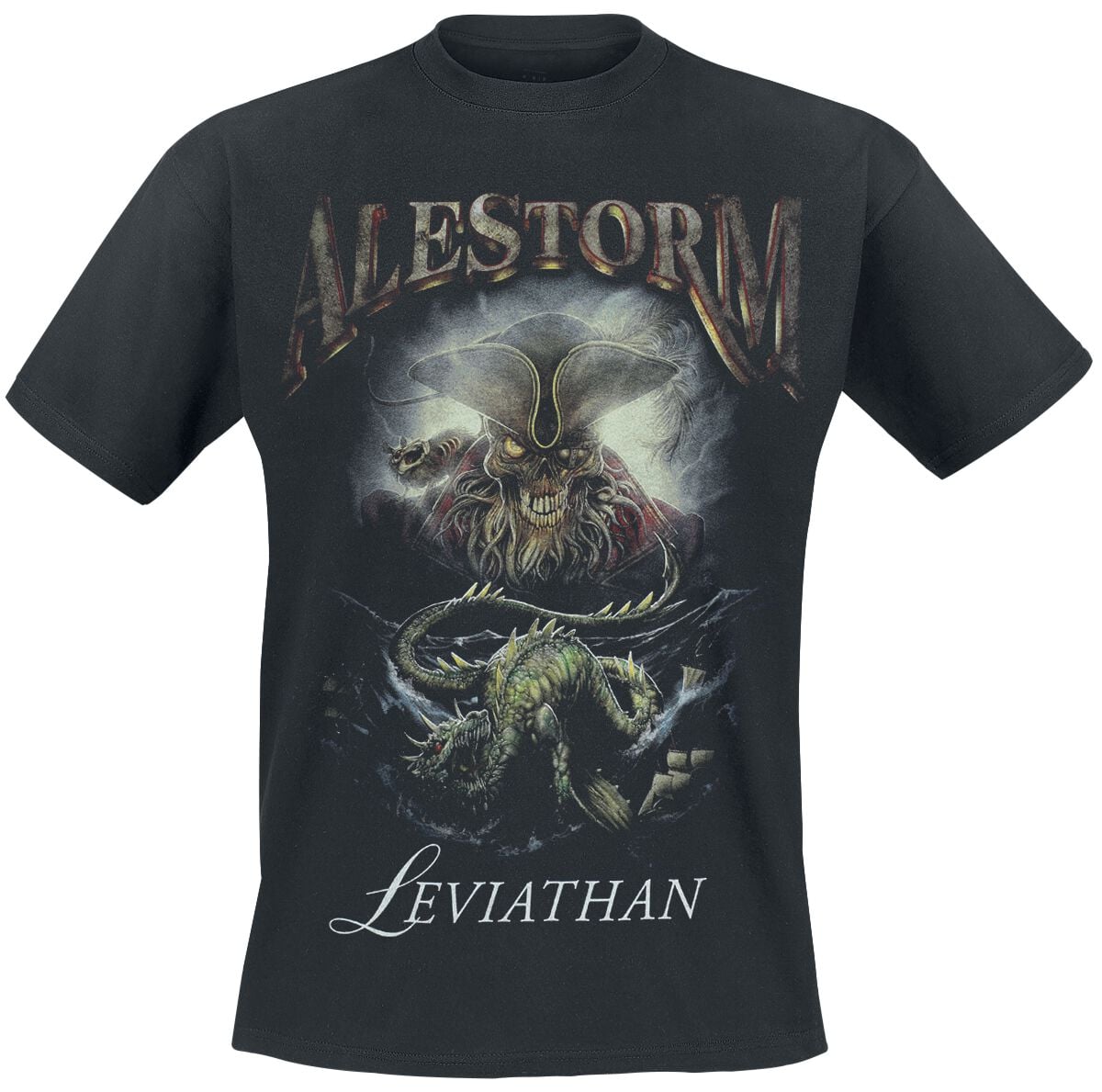 T-Shirt Manches courtes  de Alestorm - Leviathan - S à XL - pour Homme - noir - Alestorm