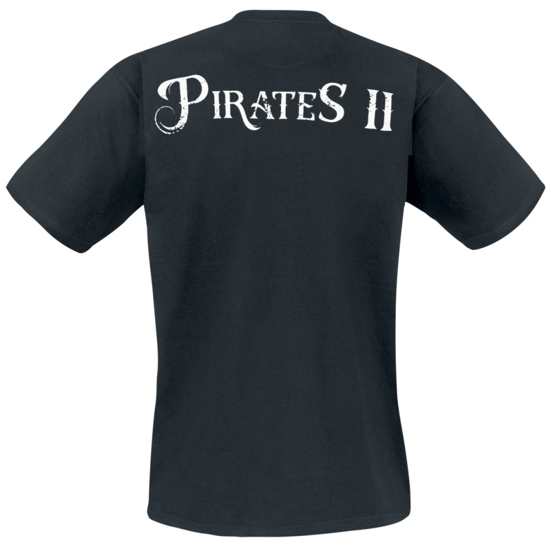T-Shirt Manches courtes  de Visions Of Atlantis - Pirates II - S à XXL - pour Homme - noir - Visions Of Atlantis - View 2