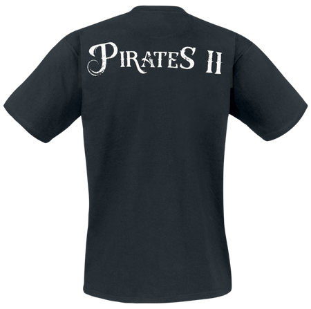 T-Shirt Manches courtes  de Visions Of Atlantis - Pirates II - S à XXL - pour Homme - noir - Visions Of Atlantis - View 2