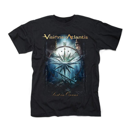 T-Shirt Manches courtes  de Visions Of Atlantis - Lost In Oceans - S à XXL - pour Homme - noir - Visions Of Atlantis