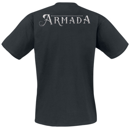 T-Shirt Manches courtes  de Visions Of Atlantis - Pirates II - Armada - S à XXL - pour Homme - noir - Visions Of Atlantis - View 2
