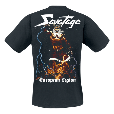 T-Shirt Manches courtes  de Savatage - European Legion - S à 4XL - pour Homme - noir - Savatage - View 2