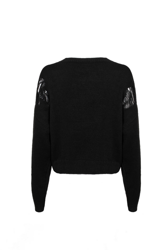 Gilets & Ponchos Gothic de Hell Bunny - INTERLUDE JUMPER - XS à 4XL - pour Femme - noir - hell bunny - View 2