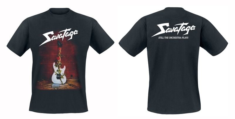 T-Shirt Manches courtes  de Savatage - Guitar - S à 4XL - pour Homme - noir - Savatage