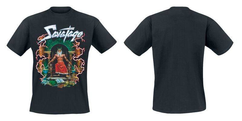 T-Shirt Manches courtes  de Savatage - Mountain King - S à 4XL - pour Homme - noir - Savatage