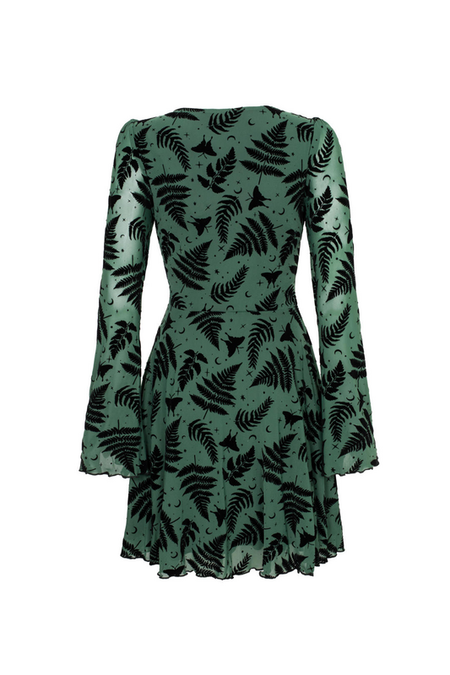 Robe courte  de Hell Bunny - FEARN DRESS - XS à 3XL - pour Femme - vert - hell bunny - View 2