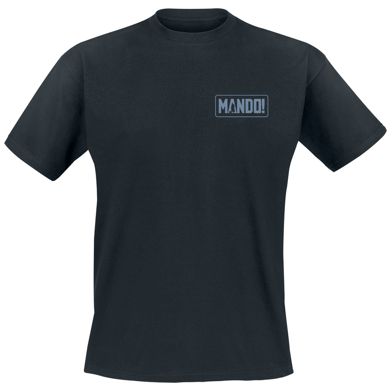 T-Shirt Manches courtes  de Star Wars - The Mandalorian - Mando - M à 4XL - pour Homme - noir - Star Wars - View 2
