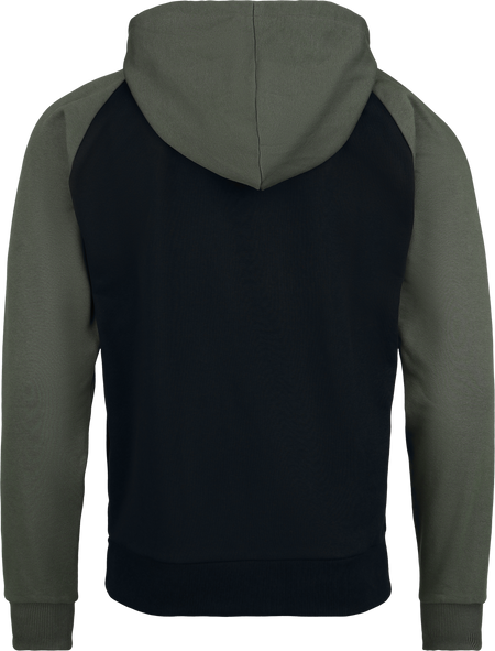Sweat-shirt à capuche  de Star Wars - The Mandalorian - Big Symbol Raglan - M à XXL - pour Homme - noir/vert - Star Wars - View 2