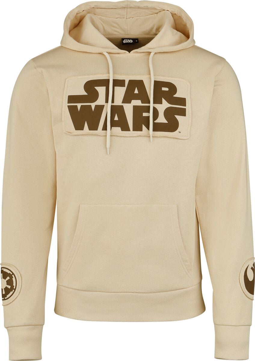 Sweat-shirt à capuche Disney de Star Wars - Personnages - M à XXL - pour Homme - beige - Star Wars
