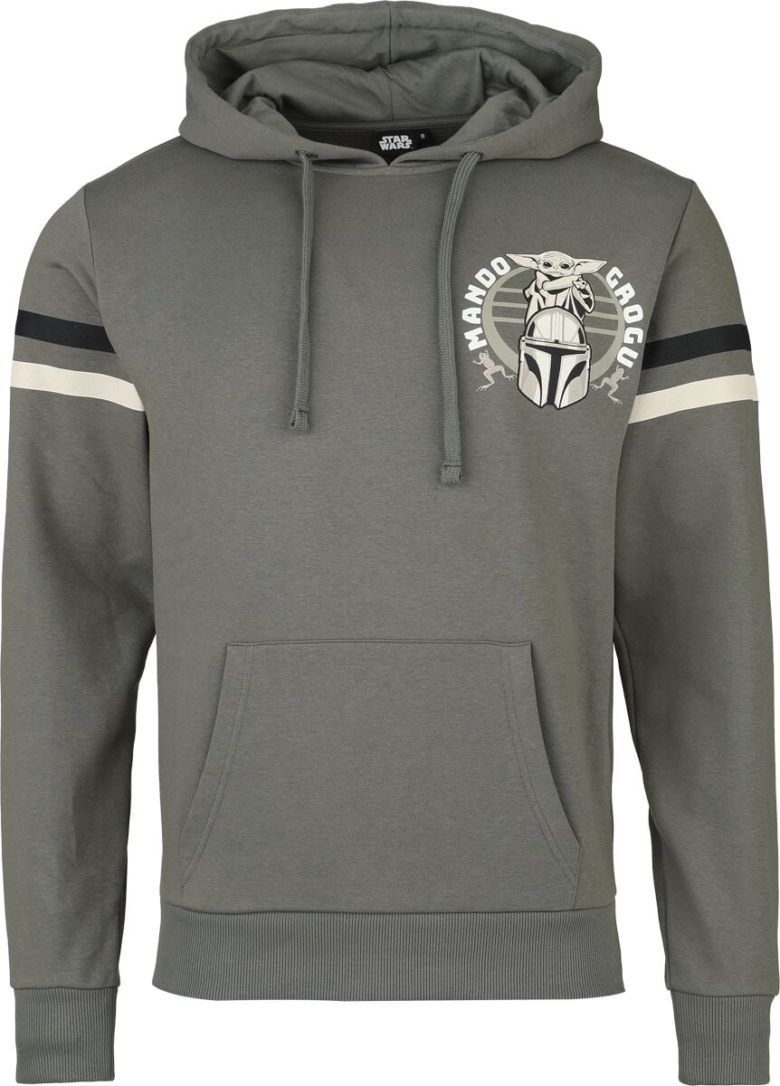 Sweat-shirt à capuche  de Star Wars - The Mandalorian - Where I Go, He Goes - M à XXL - pour Homme - vert - Star Wars