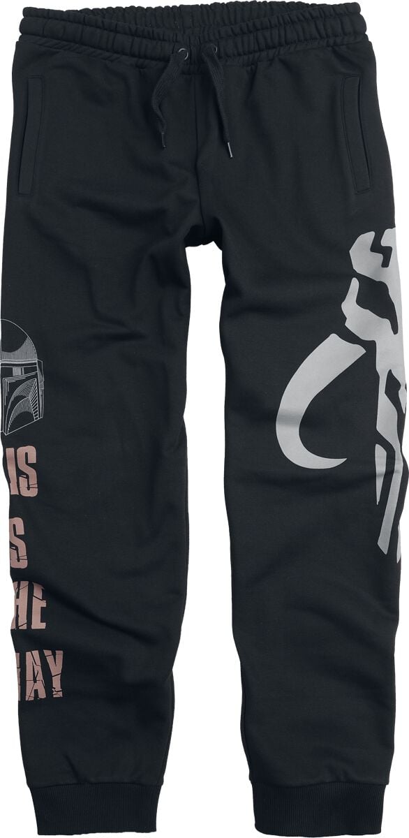 Bas de survêtement  de Star Wars - The Mandalorian - Where I Go, He Goes - M à XXL - pour Homme - noir - Star Wars