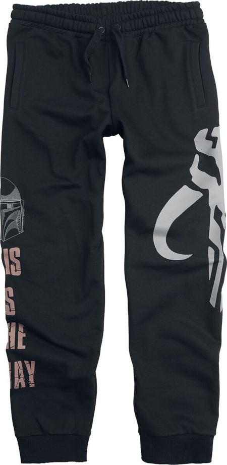Bas de survêtement  de Star Wars - The Mandalorian - Where I Go, He Goes - M à XXL - pour Homme - noir - Star Wars