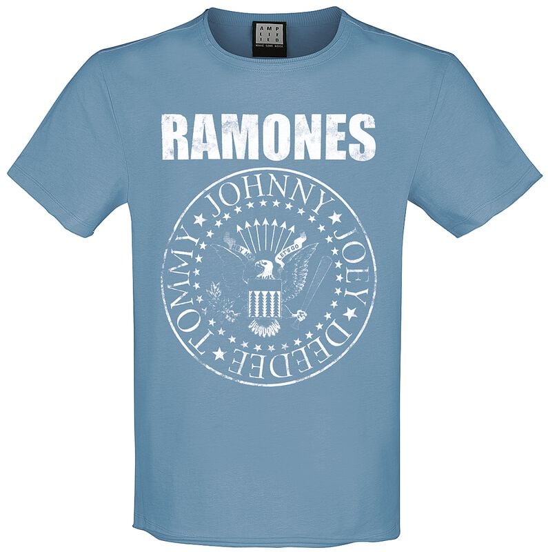 T-Shirt Manches courtes  de Ramones - Classic Seal - S à XXL - pour Homme - bleu - Ramones