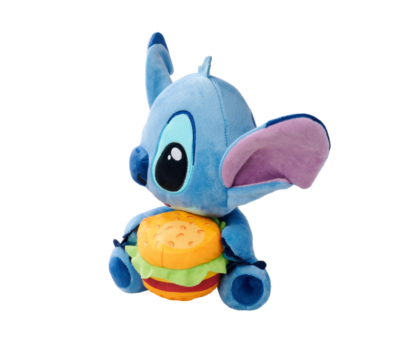 Figurine en peluche Disney de Lilo & Stitch - Burger Stitch - pour Indifférent - bleu - Lilo & Stitch - View 2
