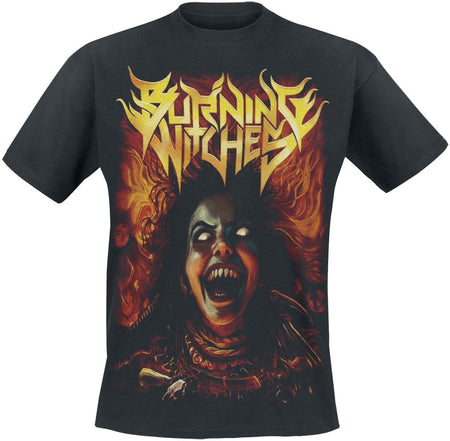 T-Shirt Manches courtes  de Burning Witches - Witch - S à XXL - pour Homme - noir - Burning Witches