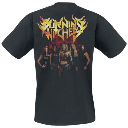 T-Shirt Manches courtes  de Burning Witches - Snake - S à XXL - pour Homme - noir - Burning Witches - View 2