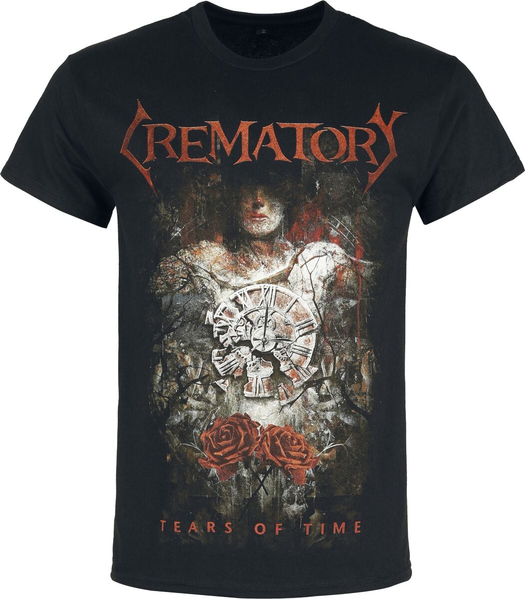 T-Shirt Manches courtes  de Crematory - Tears Of Time - S à XXL - pour Homme - noir - Crematory