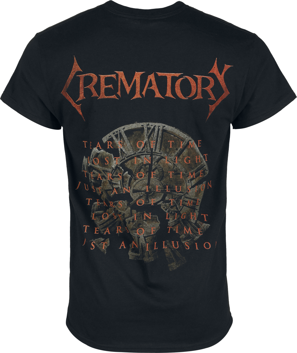 T-Shirt Manches courtes  de Crematory - Tears Of Time - S à XXL - pour Homme - noir - Crematory - View 2