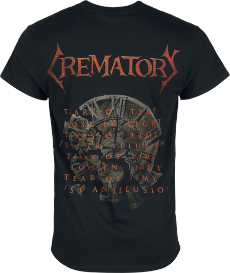 T-Shirt Manches courtes  de Crematory - Tears Of Time - S à XXL - pour Homme - noir - Crematory - View 2