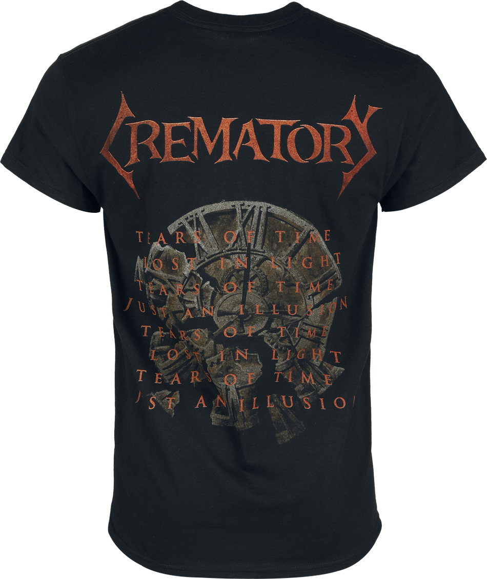 T-Shirt Manches courtes  de Crematory - Tears Of Time - S à XXL - pour Homme - noir - Crematory - View 2