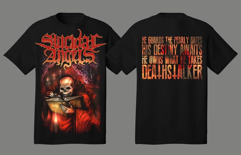 T-Shirt Manches courtes  de Suicidal Angels - Deathstalker - S à XXL - pour Homme - noir - Suicidal Angels
