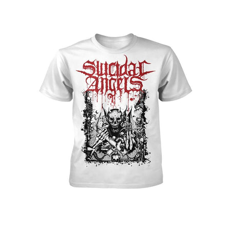 T-Shirt Manches courtes  de Suicidal Angels - Welcome To The Nightmare - S à XXL - pour Homme - blanc - Suicidal Angels