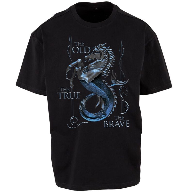 T-Shirt Manches courtes  de Game Of Thrones - House of the Dragon - The Old The True The Brave - M à 3XL - pour Unisexe - noir - Game Of Thrones
