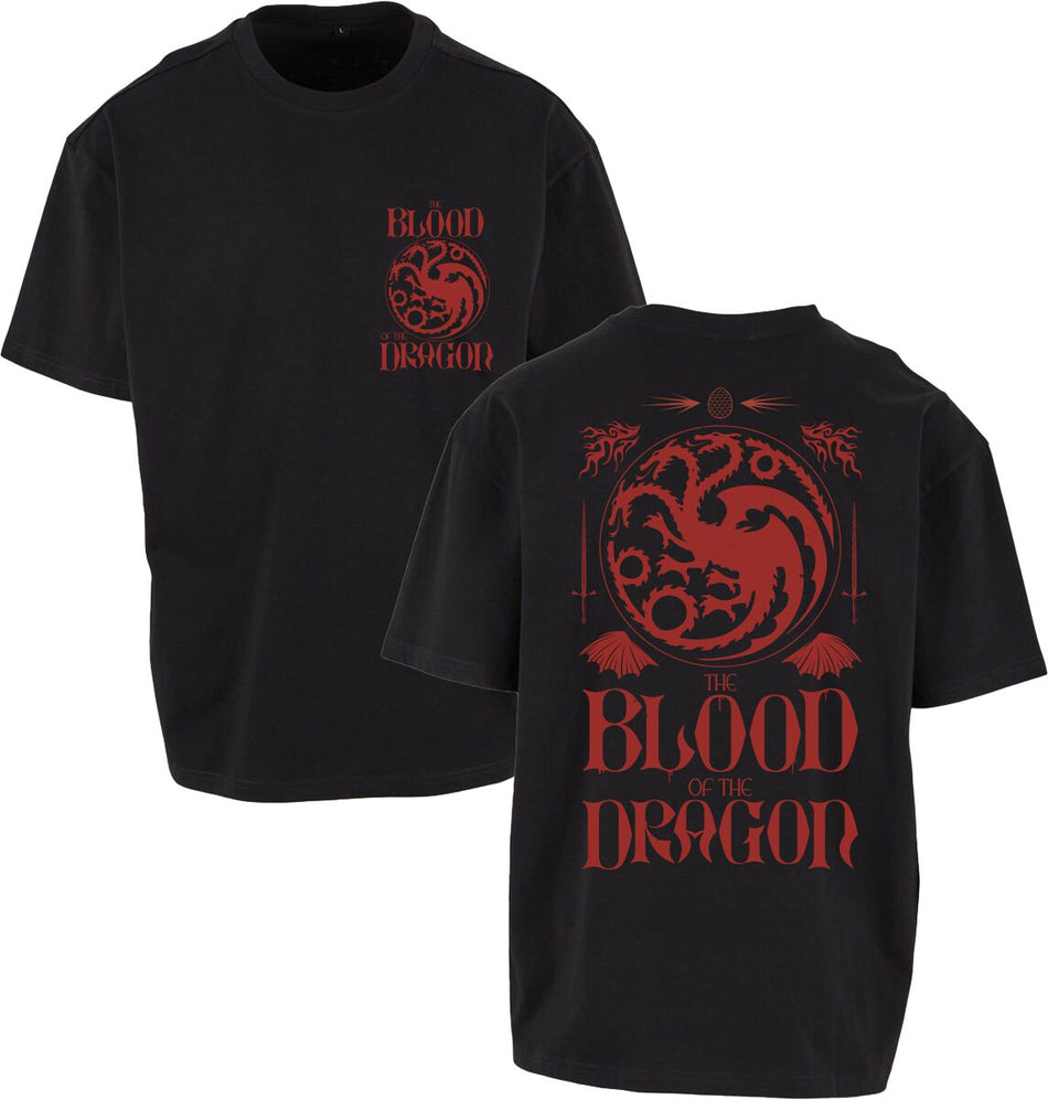 T-Shirt Manches courtes  de Game Of Thrones - House of the Dragon - The Blood Of The Dragon - M à 3XL - pour Homme - noir - Game Of Thrones