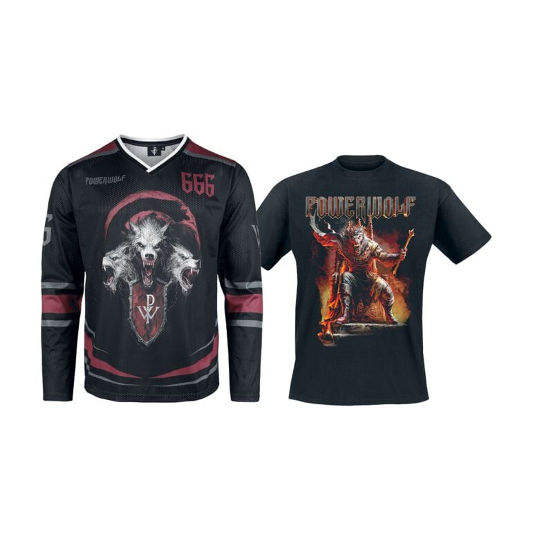 T-Shirt Manches courtes  de Powerwolf - Fan Bundle - S à 5XL - pour Homme - noir - Powerwolf