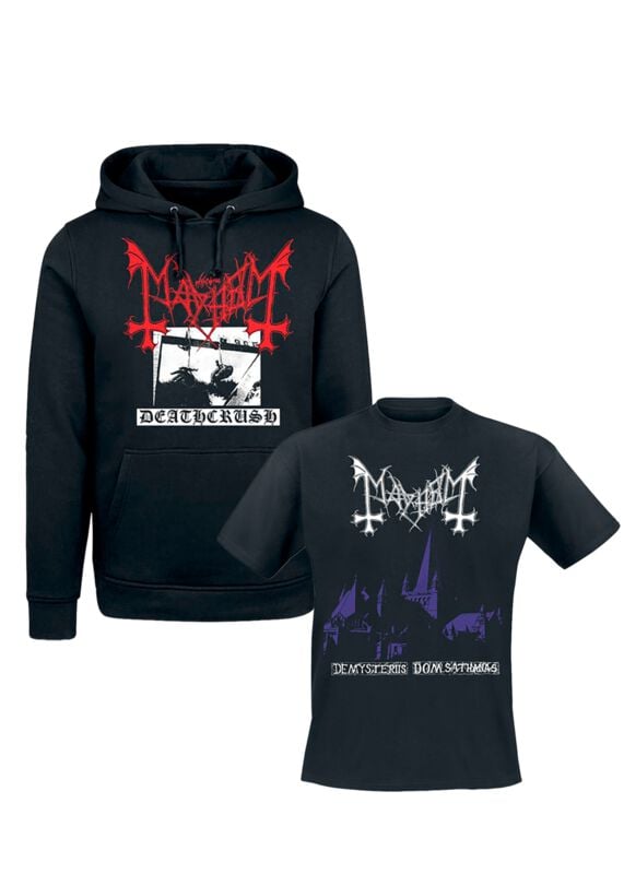 T-Shirt Manches courtes  de Mayhem - Fan Bundle - S à XXL - pour Homme - noir - mayhem
