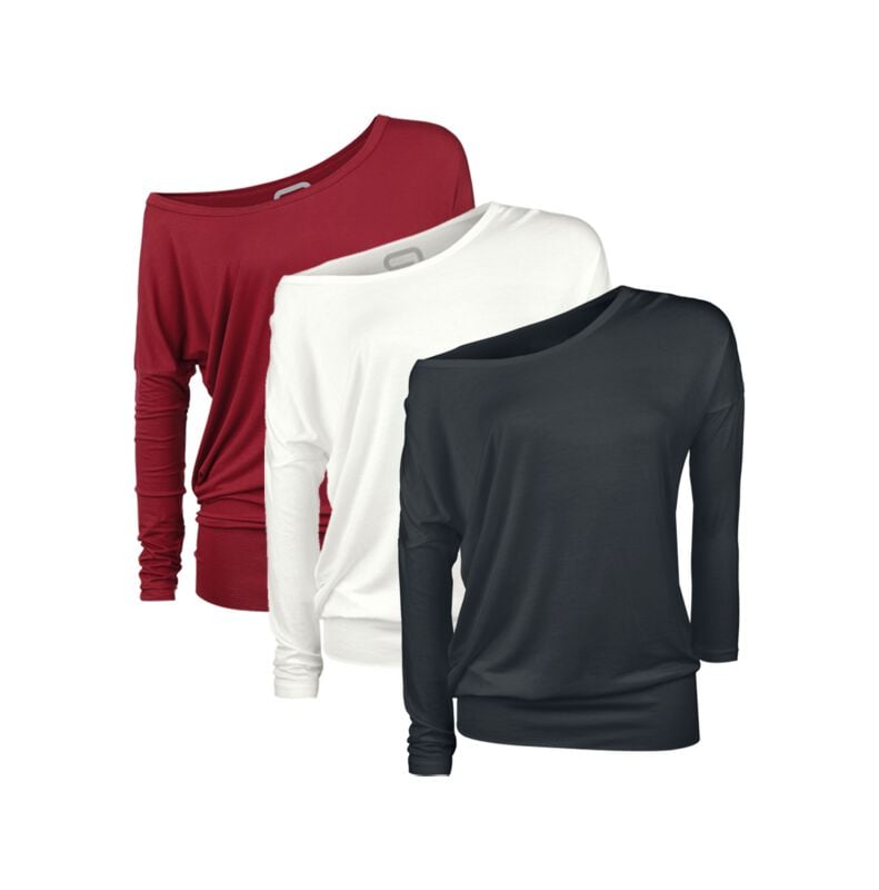 T-shirt manches longues  de RED by EMP - Fast and Loose Langarmshirt Bundle - S à 4XL - pour Femme - multicolore - RED by EMP