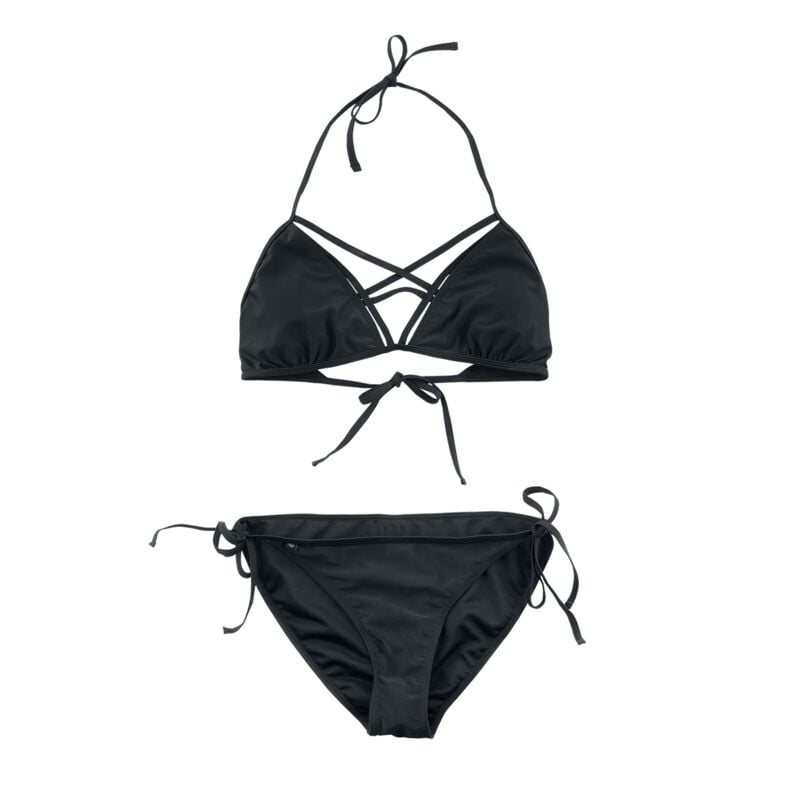 Bikini  de Gothicana by EMP - Bikini Bundle - S à XXL - pour Femme - noir - Gothicana by EMP