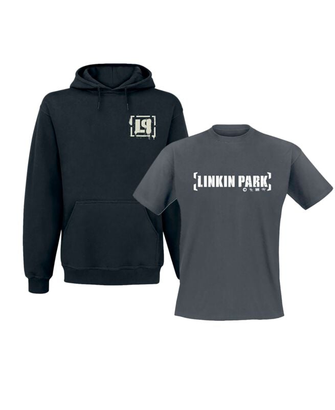 Sweat-shirt à capuche  de Linkin Park - Fan Bundle - L à XXL - pour Homme - noir - Linkin Park