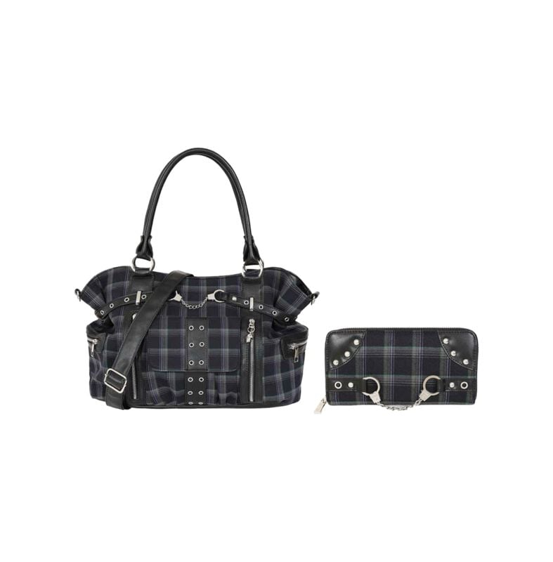 Sac à main Gothic de Banned Alternative - Rise Up Bundle - pour Femme - gris - Banned Alternative