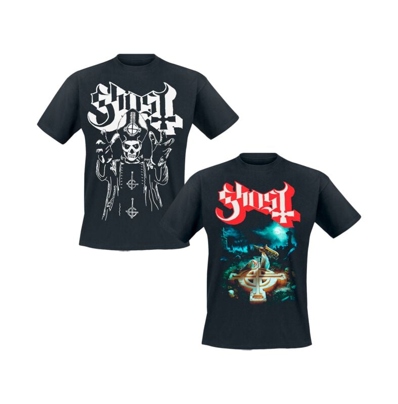 T-Shirt Manches courtes  de Ghost - Fan Bundle - S à XXL - pour Homme - noir - Ghost