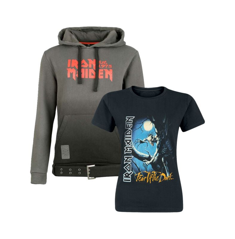 Sweat-shirt à capuche  de Iron Maiden - Fan Bundle - S à XXL - pour Femme - multicolore - Iron Maiden