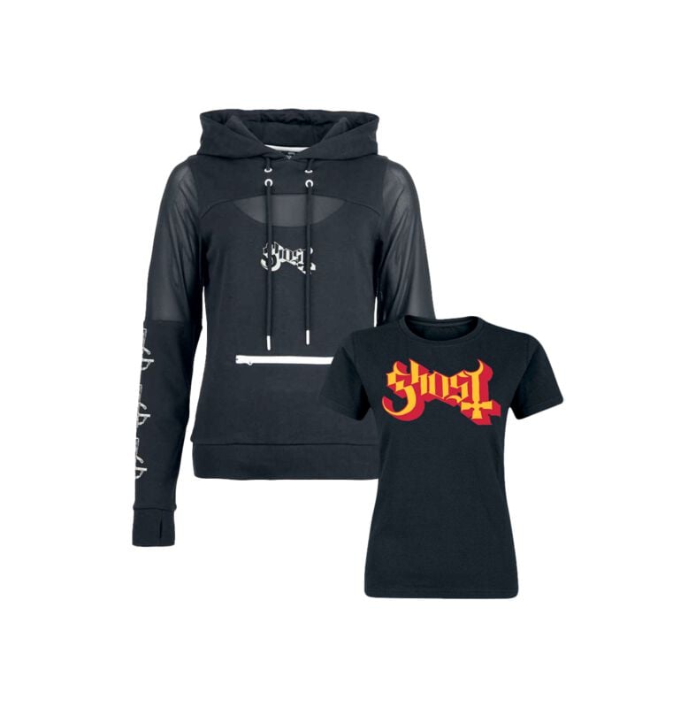 Sweat-shirt à capuche  de Ghost - Fan Bundle - S à XL - pour Femme - noir - Ghost