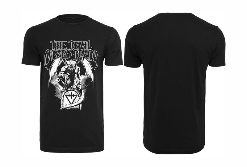 T-Shirt Manches courtes  de The Devil Wears Prada - Gargoyl - S à 3XL - pour Homme - noir - The Devil Wears Prada