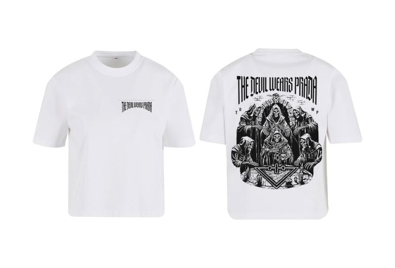 T-Shirt Manches courtes  de The Devil Wears Prada - The Ritual - S à XXL - pour Femme - blanc - The Devil Wears Prada
