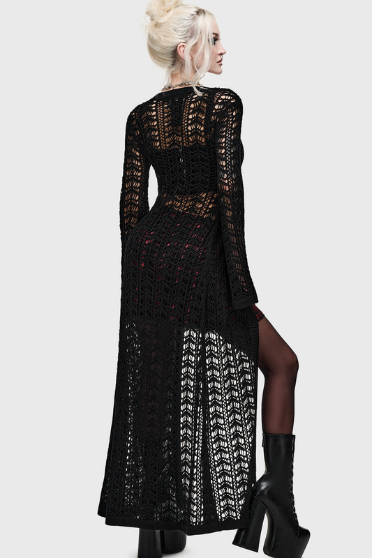 Gilets & Ponchos Gothic de Killstar - Veil Of Dawn - Shadow Grove Duster - XS à 4XL - pour Femme - noir - Killstar - View 2