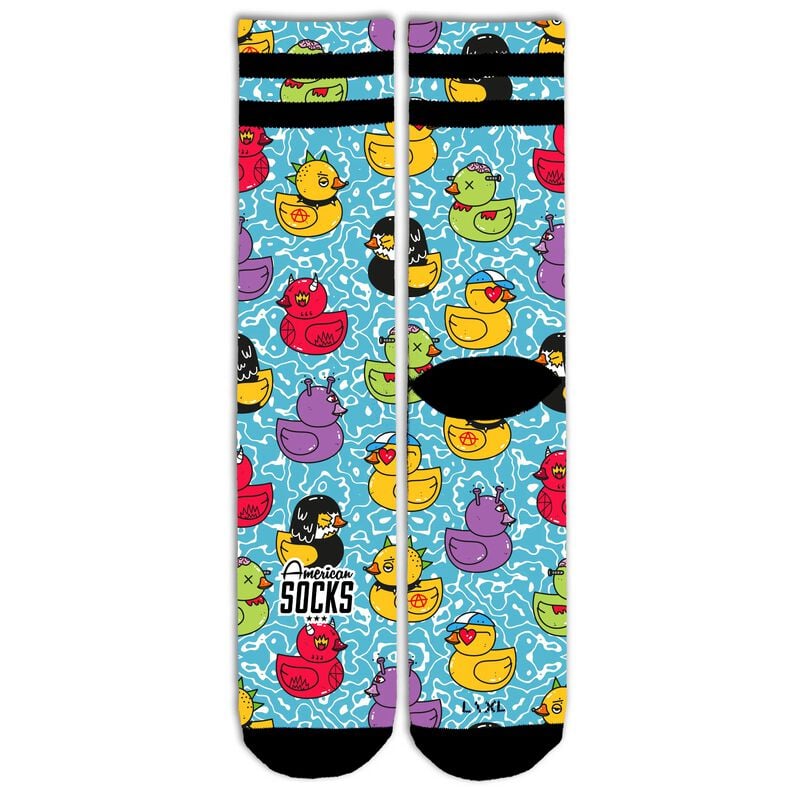 Chaussettes  de American Socks - Tub Duck - Mid High - S-M à L-XL - pour Unisexe - multicolore - American Socks